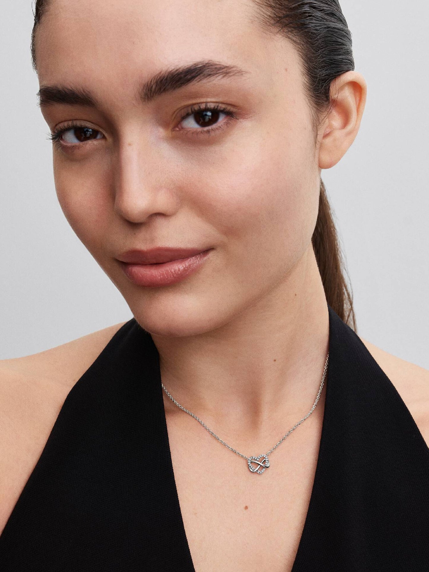 Pandora Sparkling Infinity Heart Collier Necklace