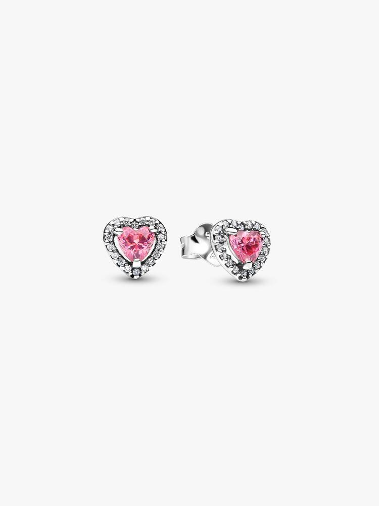 Pandora Elevated Heart Stud Earrings