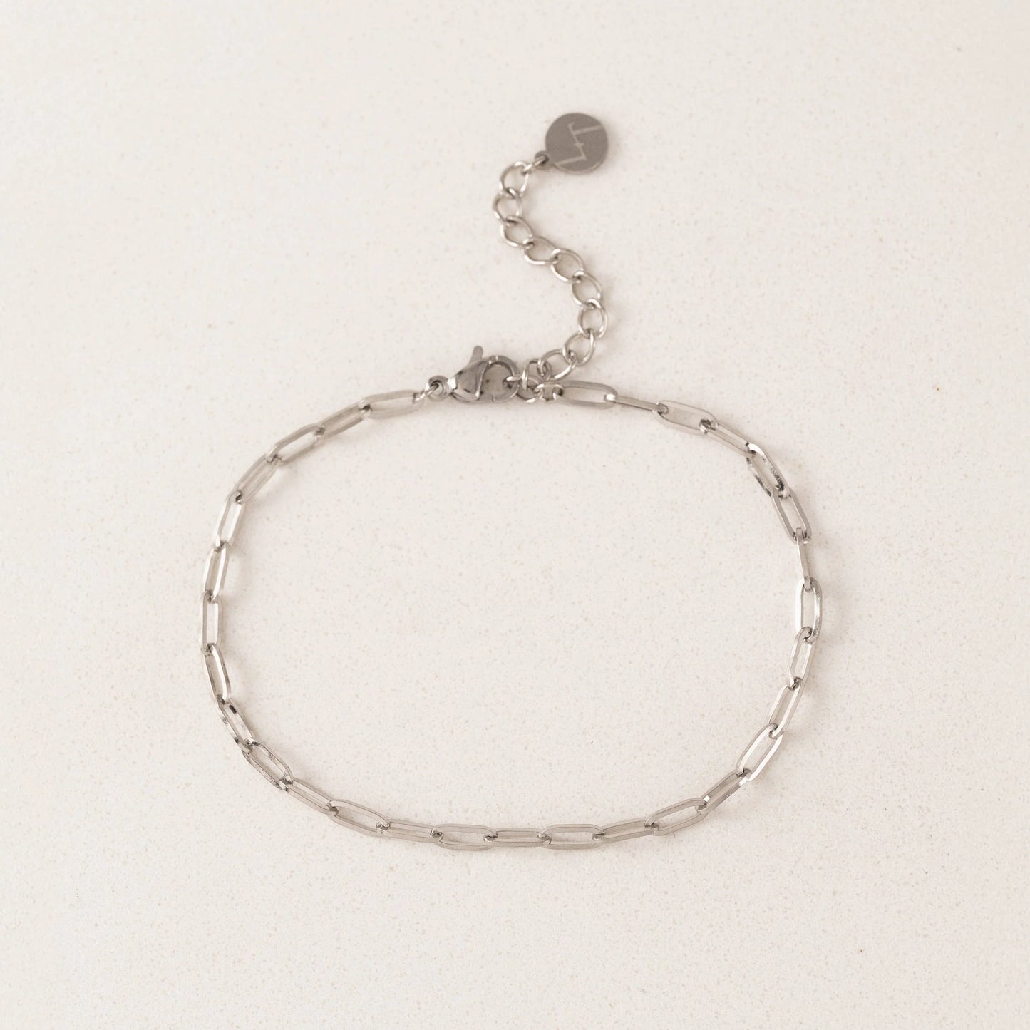 LOVER's TEMPO Silver Paperclip Chain Bracelet