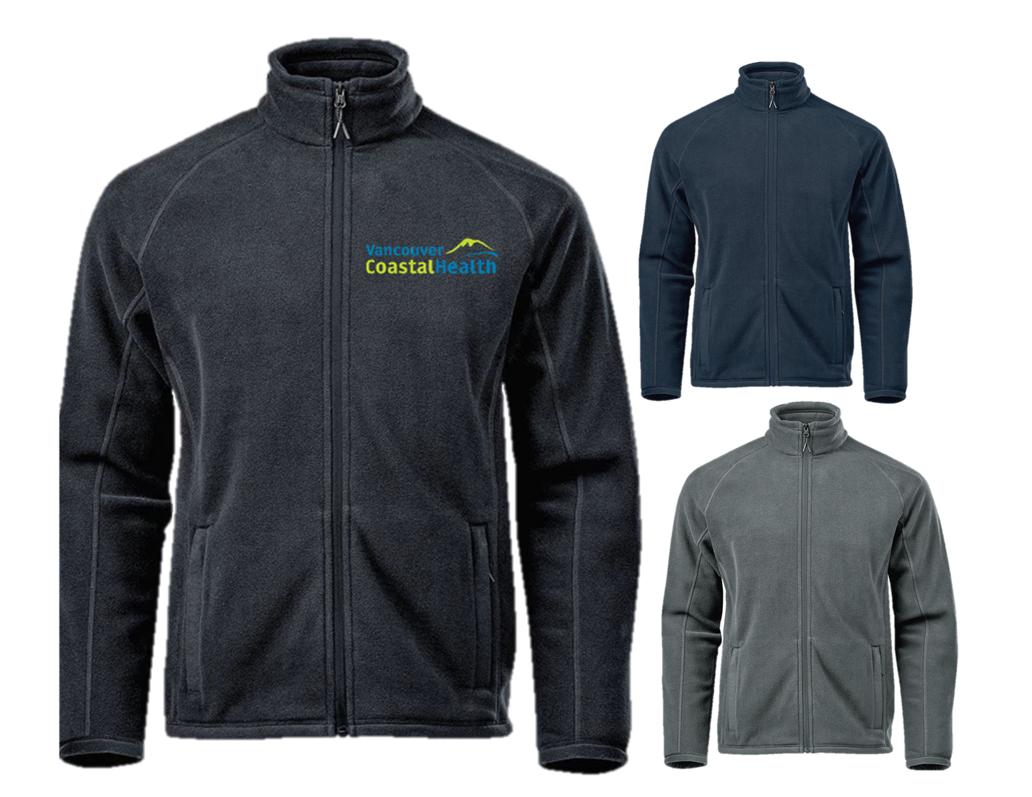 VCH Stormtech Montauk Fleece Jacket - Broad Fit - Black