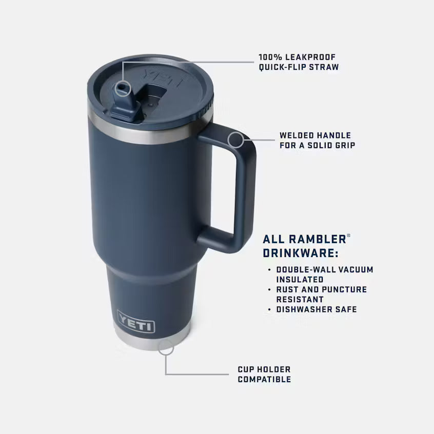 YETI Rambler 1.18L Travel Straw Mug