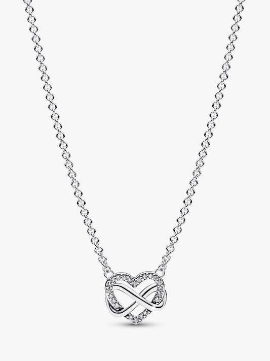 Pandora Sparkling Infinity Heart Collier Necklace