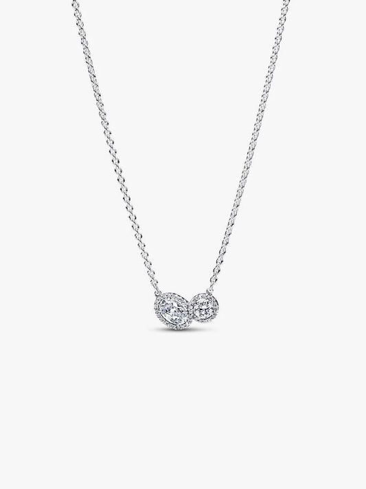Pandora Embracing Halo Necklace