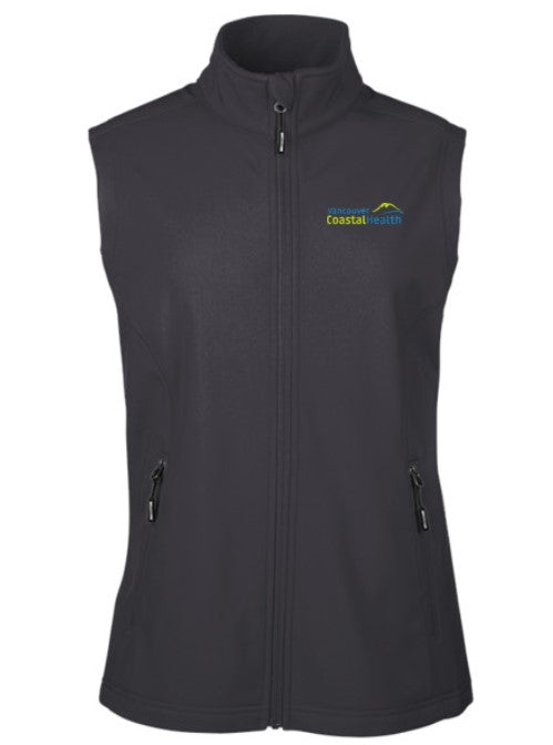 VCH Cruise 2 Layer Bonded Fleece Vest - Tapered Fit - BLACK