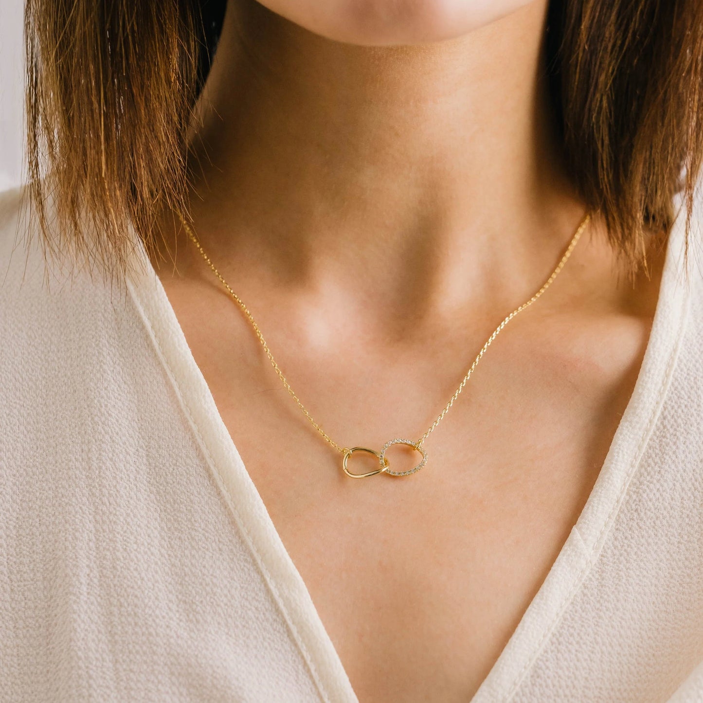 LOVER'S TEMPO Encore Pave Necklace - Gold