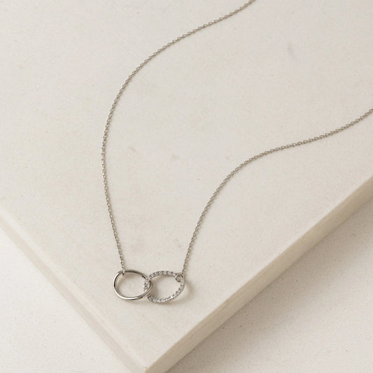 LOVER'S TEMPO Encore Pave Necklace - Silver