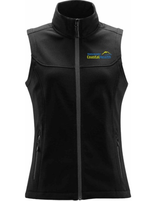 VCH Stormtech Orbiter Bonded Softshell Vest - Tapered Fit - Black