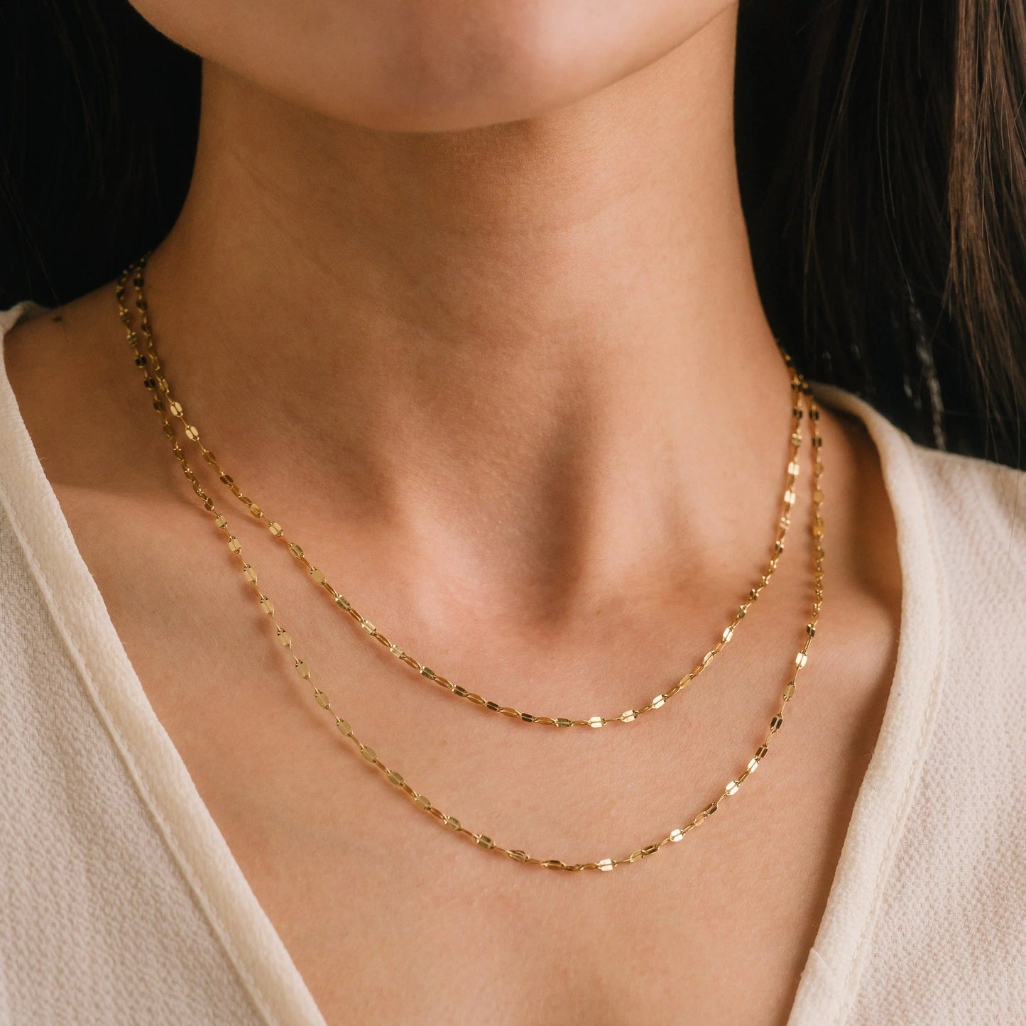 LOVER'S TEMPO Ray Layered Necklace - Gold