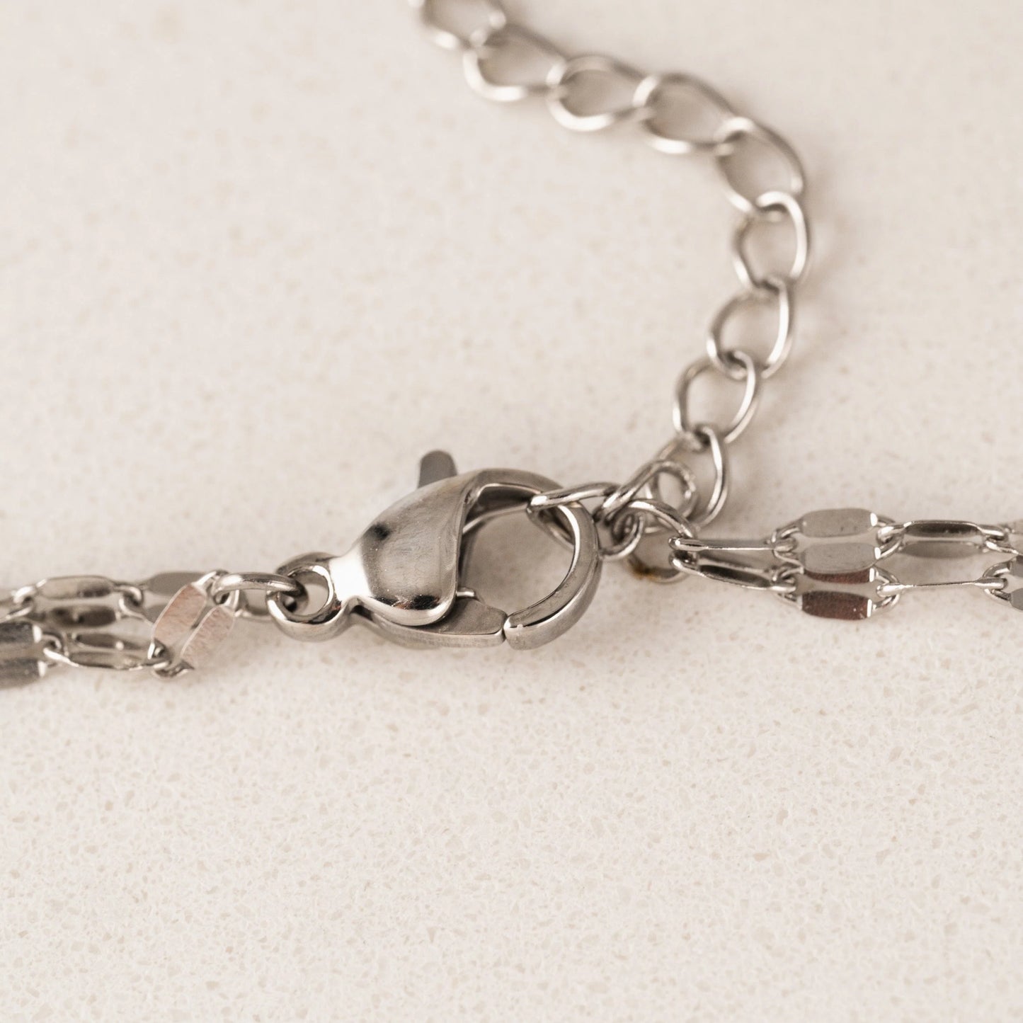 LOVER'S TEMPO Ray Layered Necklace - Silver