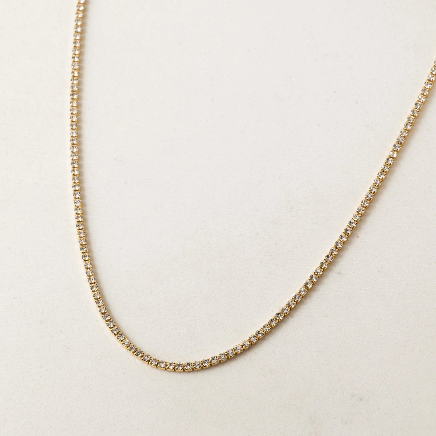LOVER'S TEMPO Tennis Necklace - Clear