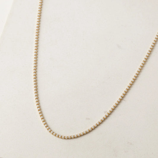 LOVER'S TEMPO Tennis Necklace - Pearl