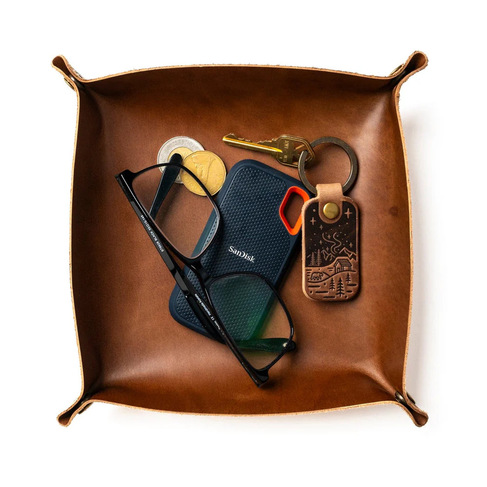 Popov Leather Valet Tray