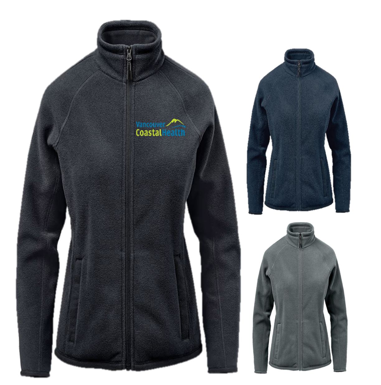 VCH Stormtech Montauk Fleece Jacket - Tapered Fit - Carbon